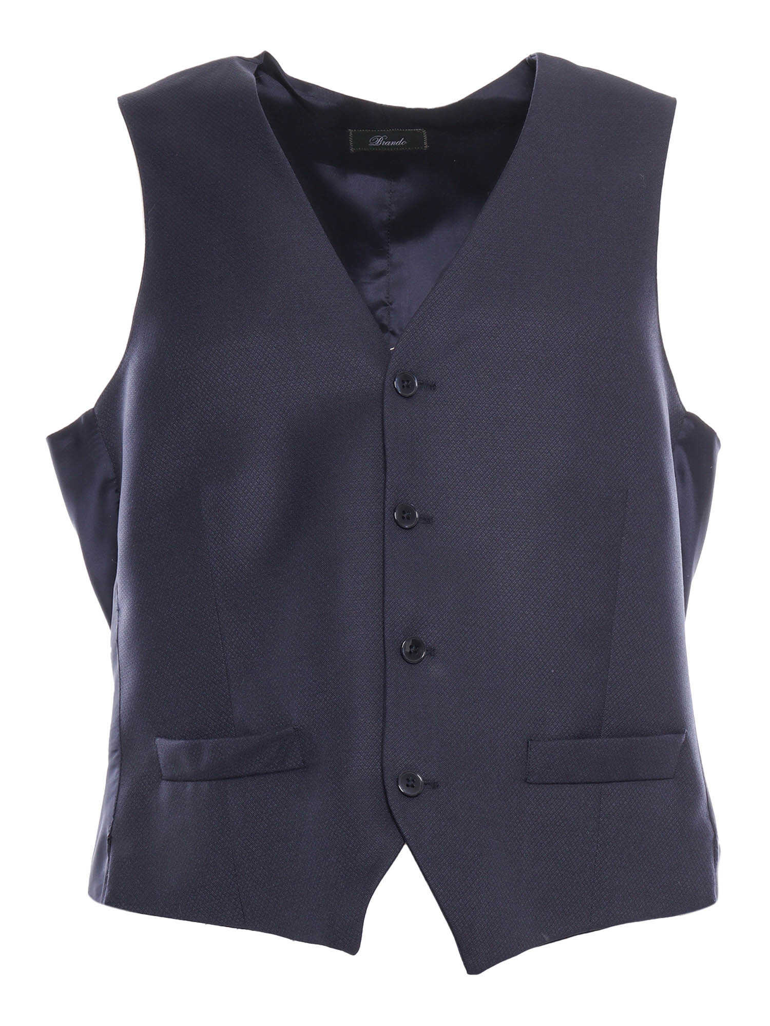 Brando-Lubiam Tailored vest Blue