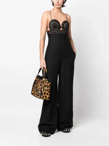 Salopete Stella McCartney Sangallo Bustier Jumpsuit BLACK Femei (BM 9592496) 2