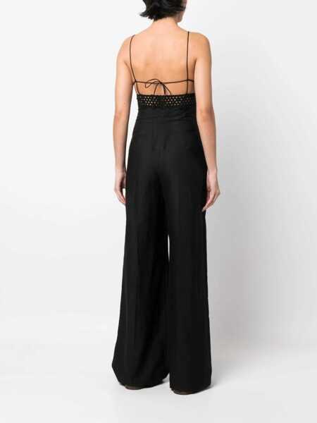 Salopete Stella McCartney Sangallo Bustier Jumpsuit BLACK Femei (BM 9592496) 4