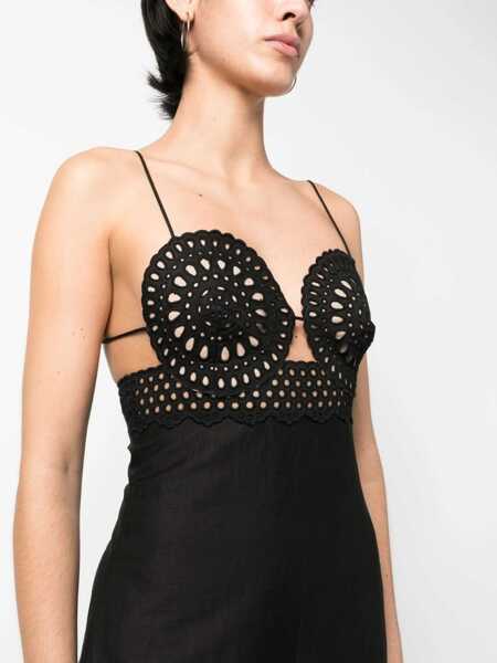 Salopete Stella McCartney Sangallo Bustier Jumpsuit BLACK Femei (BM 9592496) 5