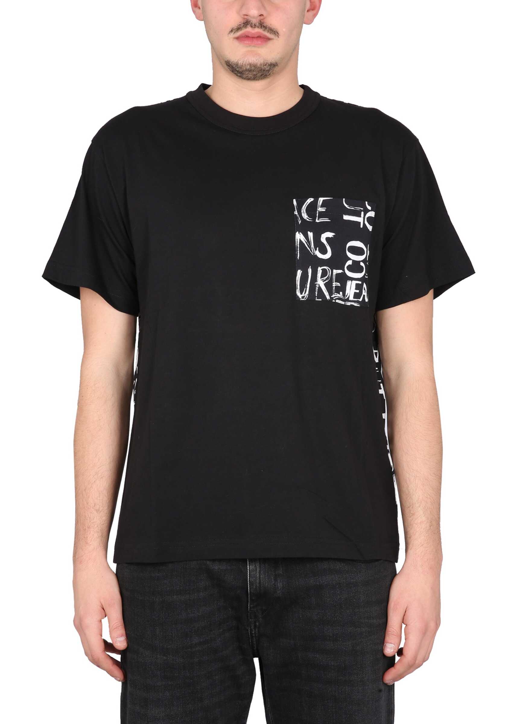 Versace Jeans Couture T-Shirt With Logo BLACK