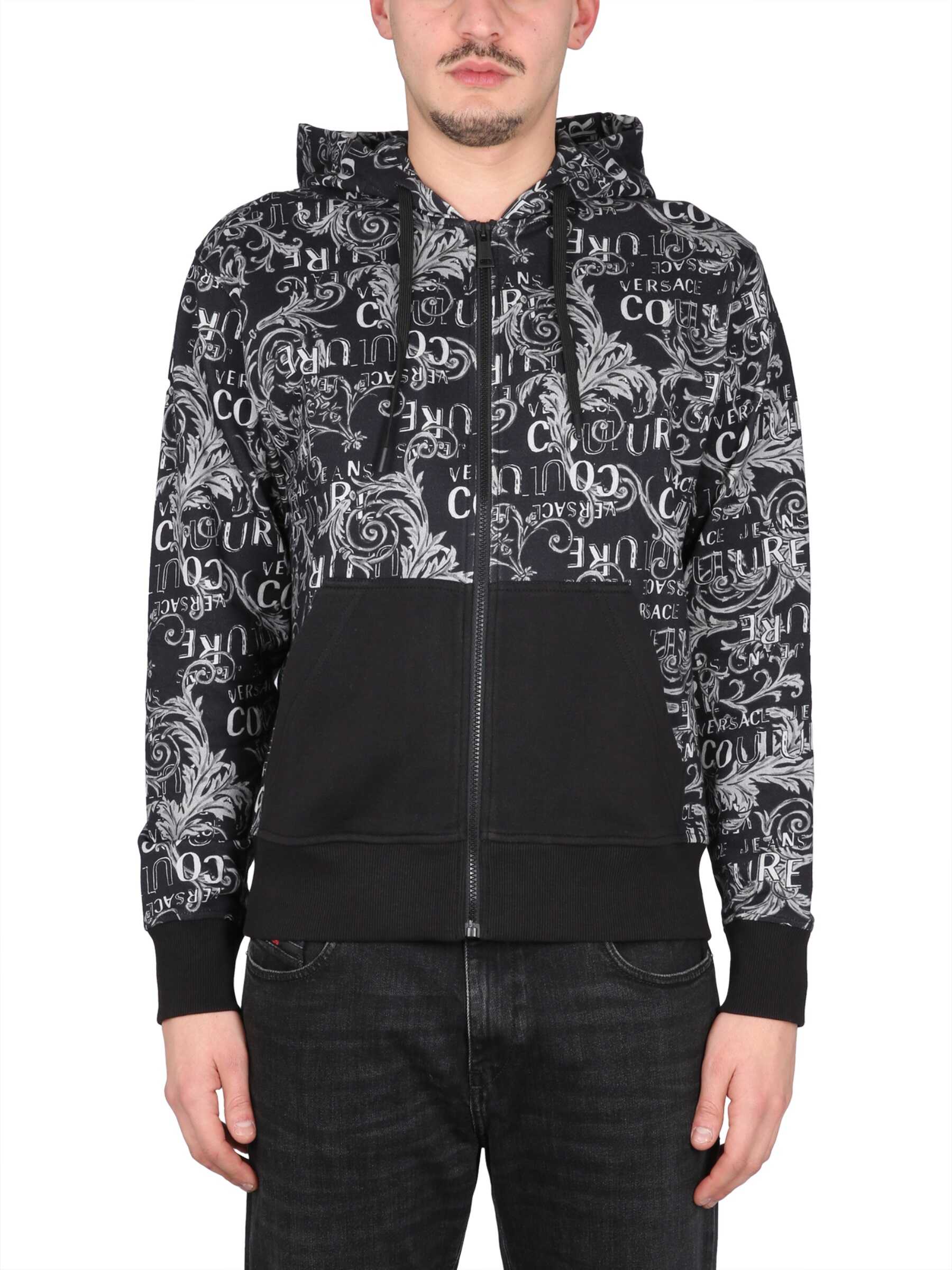 Versace Jeans Couture Sweatshirt With Logo BLACK