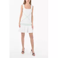 Rochii scurte Square Neckline Mini Tennis Dress Femei