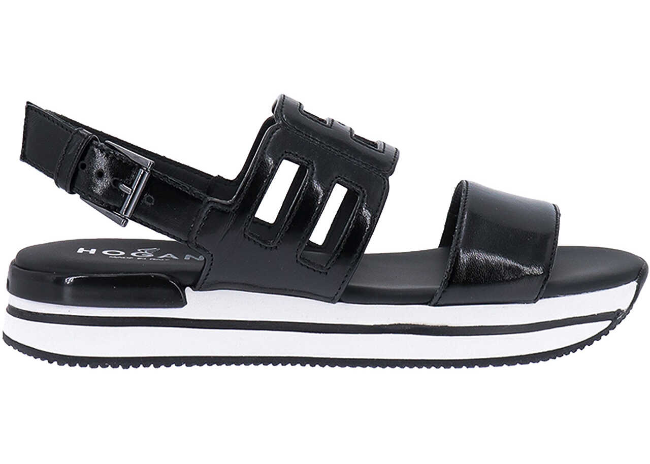 Hogan Sandals Black