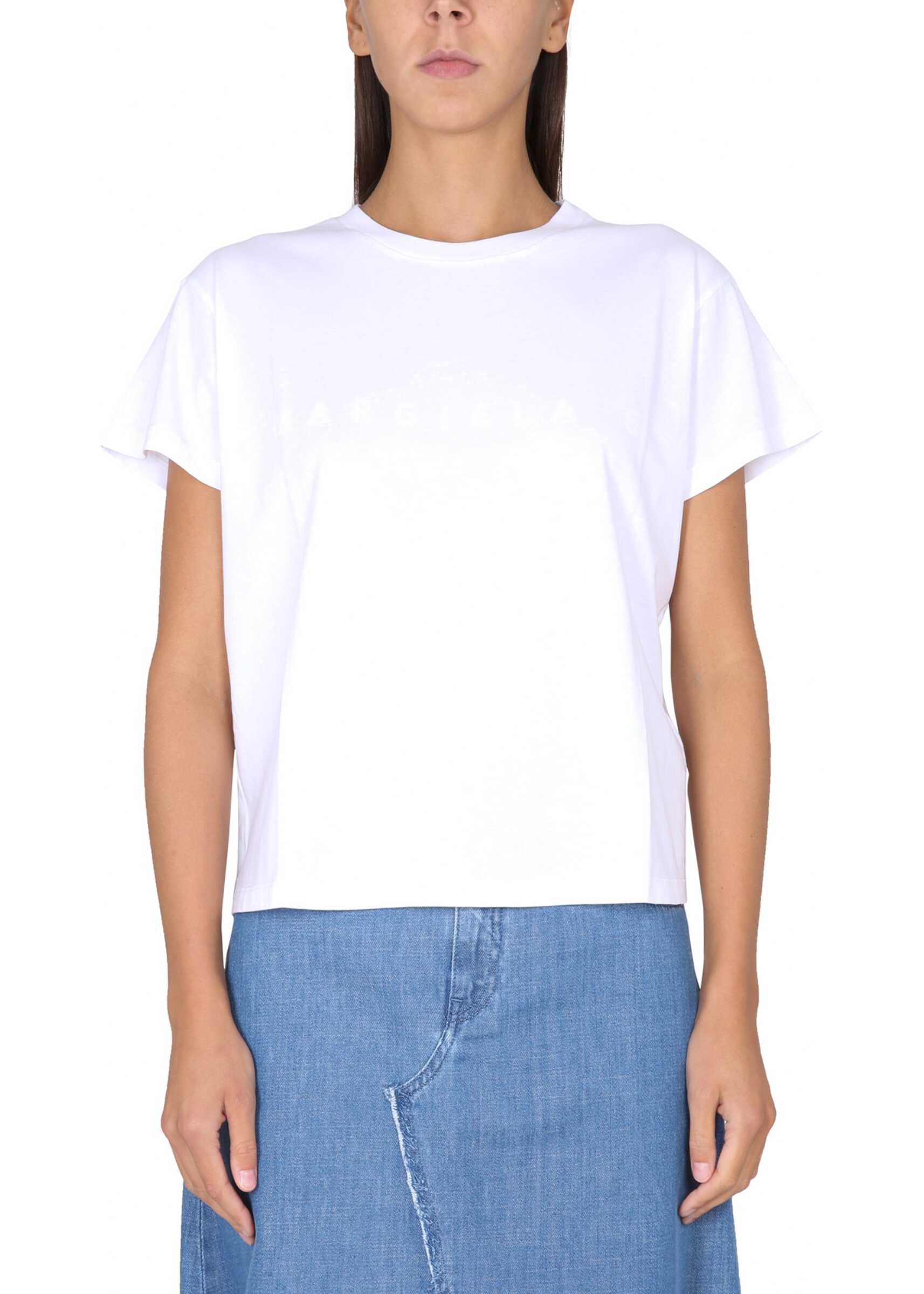 MM6 Maison Margiela Crewneck T-Shirt WHITE