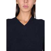 Tricouri Dama - Tricouri Maison Margiela Knitted T-Shirt BLUE Femei (BM 9601238) - B-mall.ro
