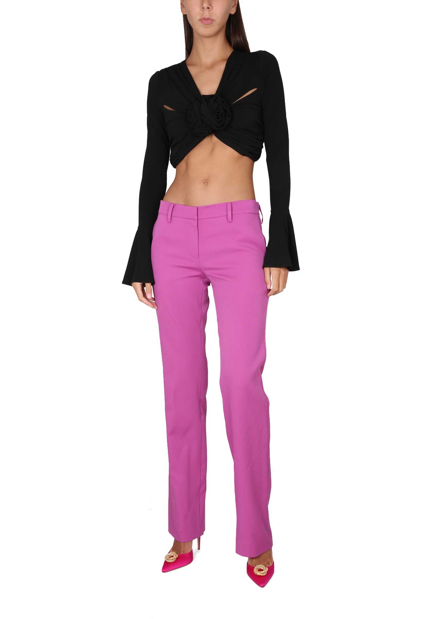 Magda Butrym Top With Pink BLACK