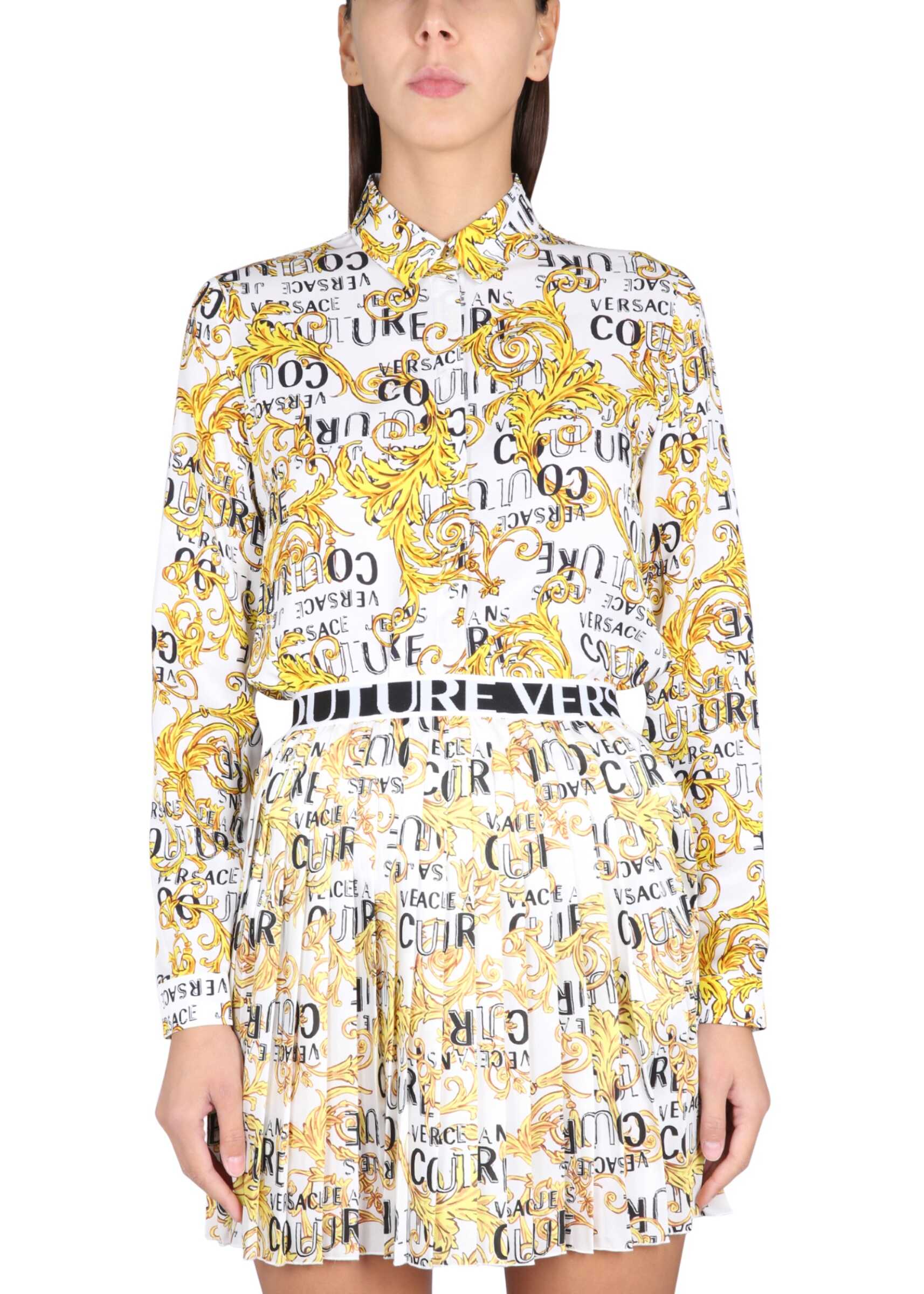 Versace Jeans Couture Baroque Patterned Shirt MULTICOLOUR