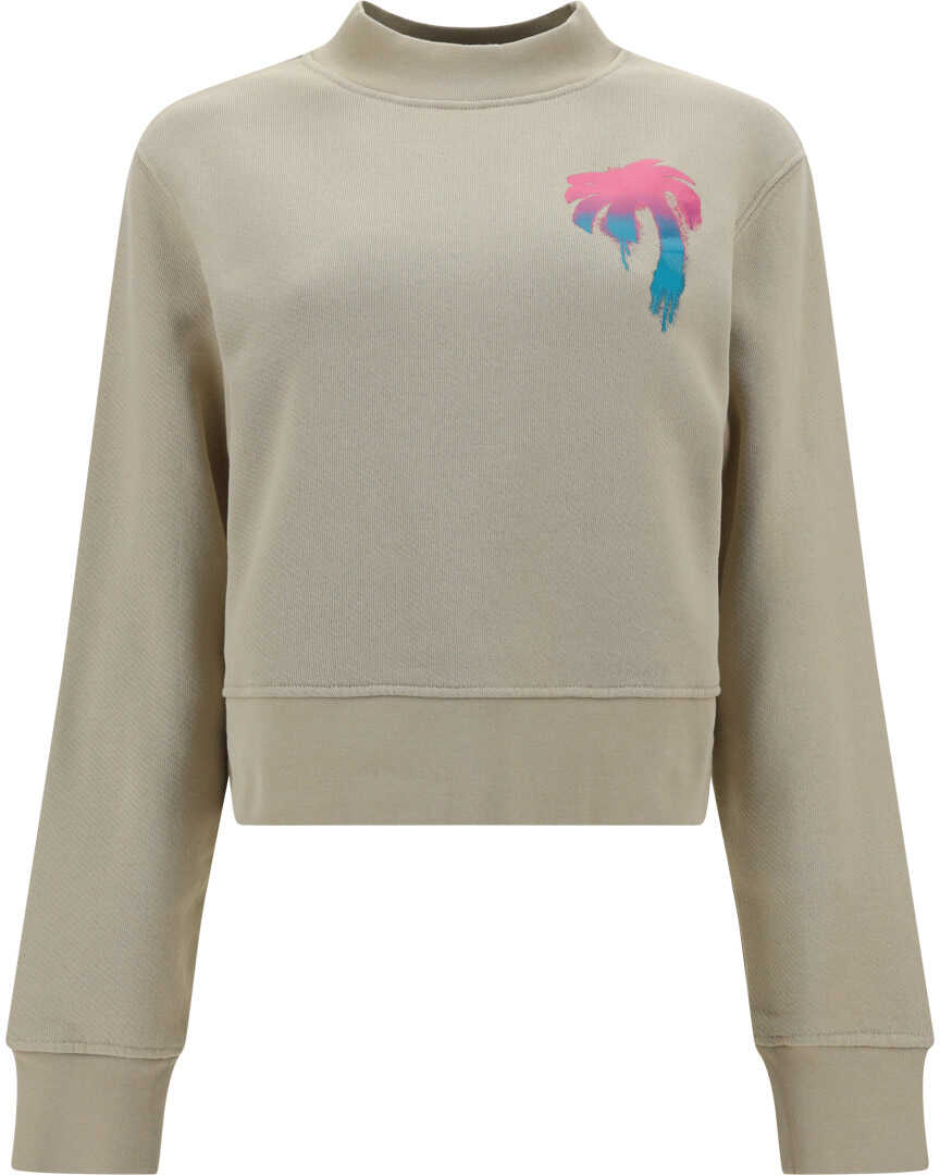 Palm Angels I Love PA Sweatshirt BEIGE/MULTI