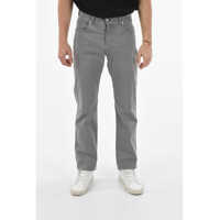 Pantaloni casual Id Stretch Cotton 5 Pockets Pants Barbati