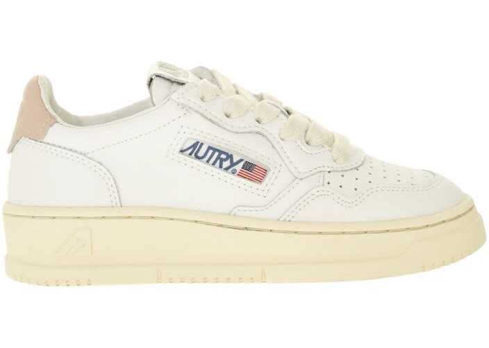 Poze AUTRY Girls Leather Sneakers WHITE