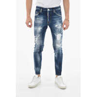 Blugi slim fit Distressed Skinny Dan Denims 14Cm Barbati
