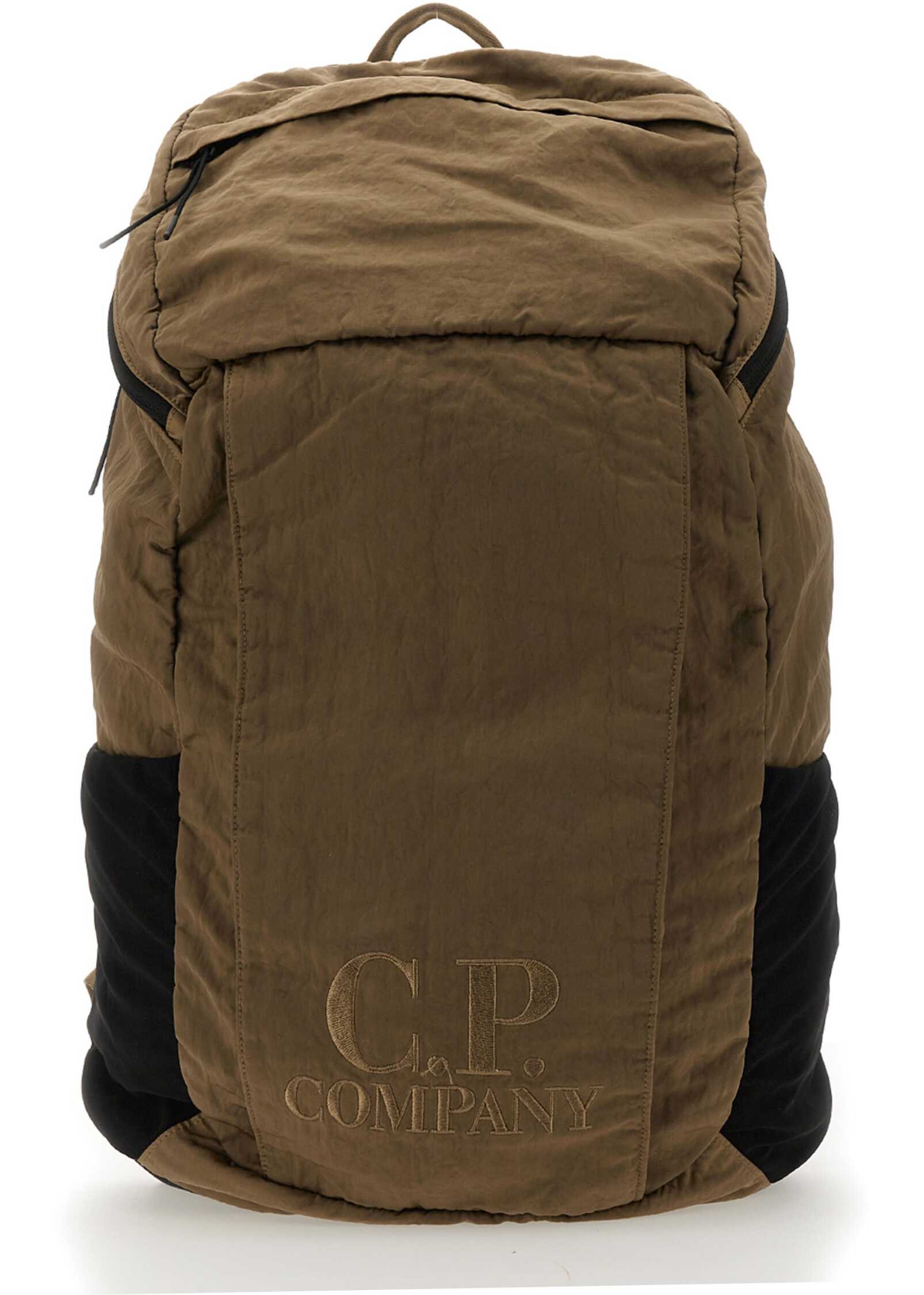 C.P. Company Backpack With Logo GREY