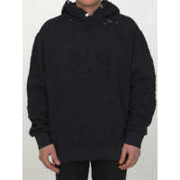 Bluze de trening Distressed Cotton Hoodie Barbati
