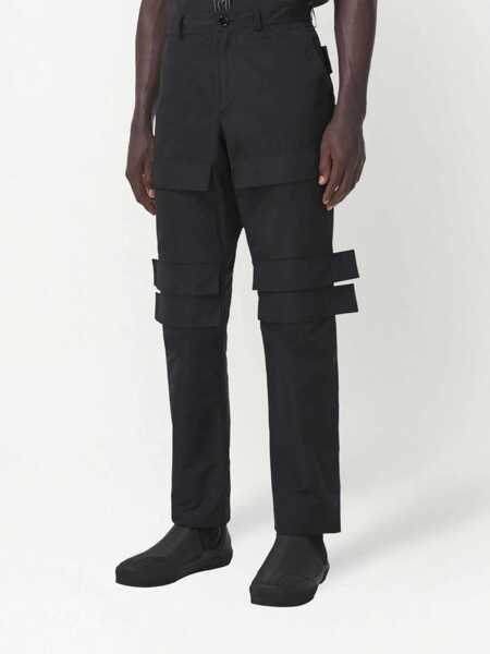 Pantaloni casual Burberry Nylon-Blend Cargo Pants With Adjustable Waist Black Barbati (BM 9605423) 3