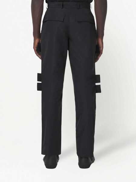 Pantaloni casual Burberry Nylon-Blend Cargo Pants With Adjustable Waist Black Barbati (BM 9605423) 4