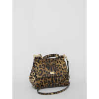Genti de mana Leopard-Printed Small Sicily Bag Femei