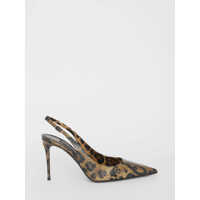 Pantofi cu toc Leopard-Print Slingback Femei