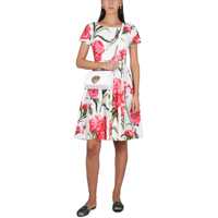 Rochii casual Longuette Dress With Carnation Print Femei