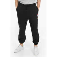 Pantaloni de trening Fusion Logoed Brushed Cotton Sweatpants Barbati