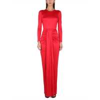 Rochii casual Dress With Drape Femei
