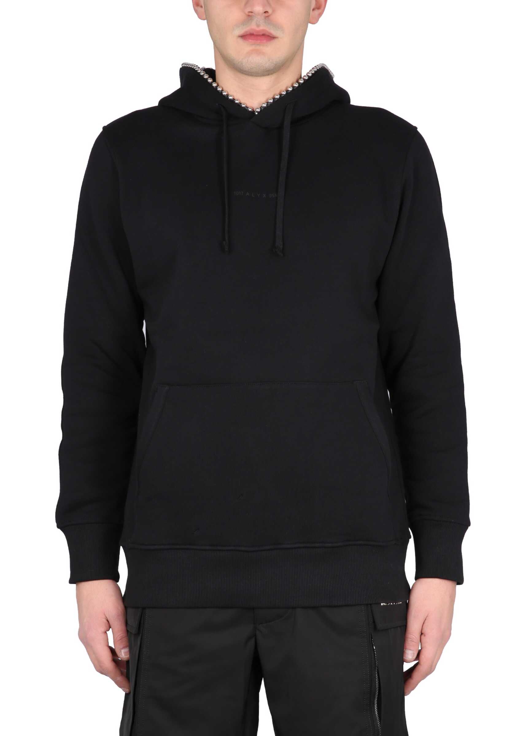 1017 ALYX 9SM Sweatshirt With Logo BLACK