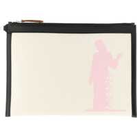 Genti mini Clutch With Logo Femei