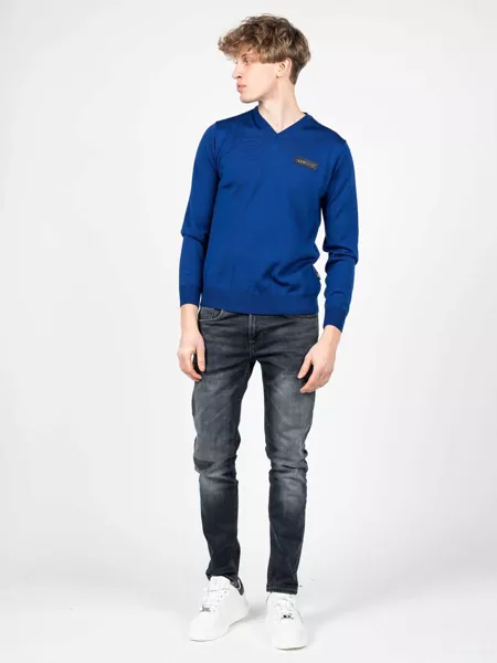 Tricouri Philipp Plein Merino MPPS90181 Niebieski Femei (BM 9609554) 2