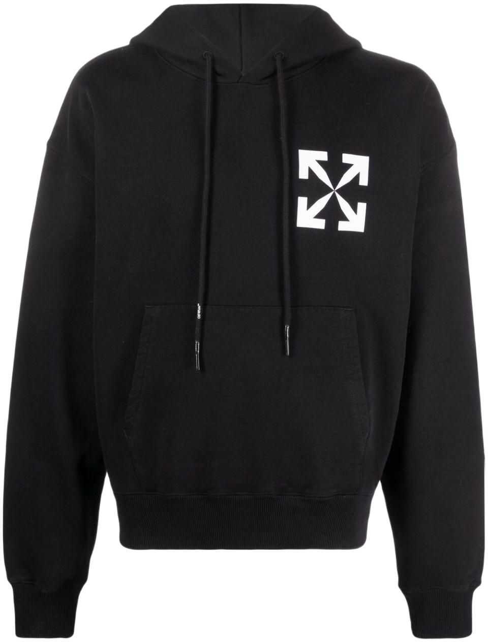 Off-White Cotton Sweatshirt BLACK