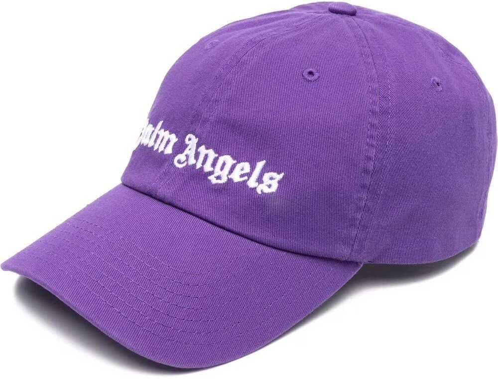 Palm Angels Cotton Hat PURPLE