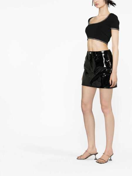 Bluze Alexander Wang Bright Logo Top BLACK Femei (BM 9615689) 3