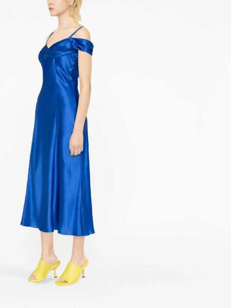 Rochii casual Alberta Ferretti Off-The-Shoulder Dress BLUE Femei (BM 9615728) 3