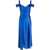 Alberta Ferretti Off-The-Shoulder Dress BLUE