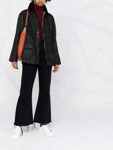 Geci de iarna Barbour Breadnell waxed Jacket BLACK Femei (BM 9615845) 2