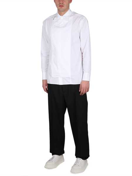 Camasi casual Jil Sander Zippered Shirt IVORY Barbati (BM 9616043) 2