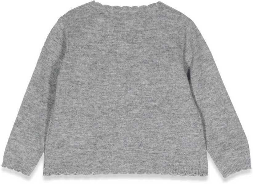 Cardigane Tartine et Chocolat Buttoned Crew Neck Cardigan GREY Fete (BM 9617621) 3