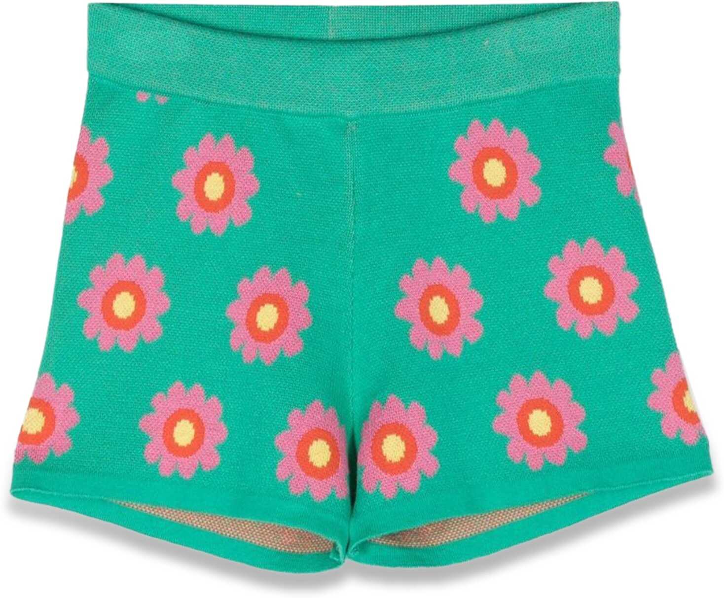 Poze Stella McCartney Knitted Flower Shorts MULTICOLOUR