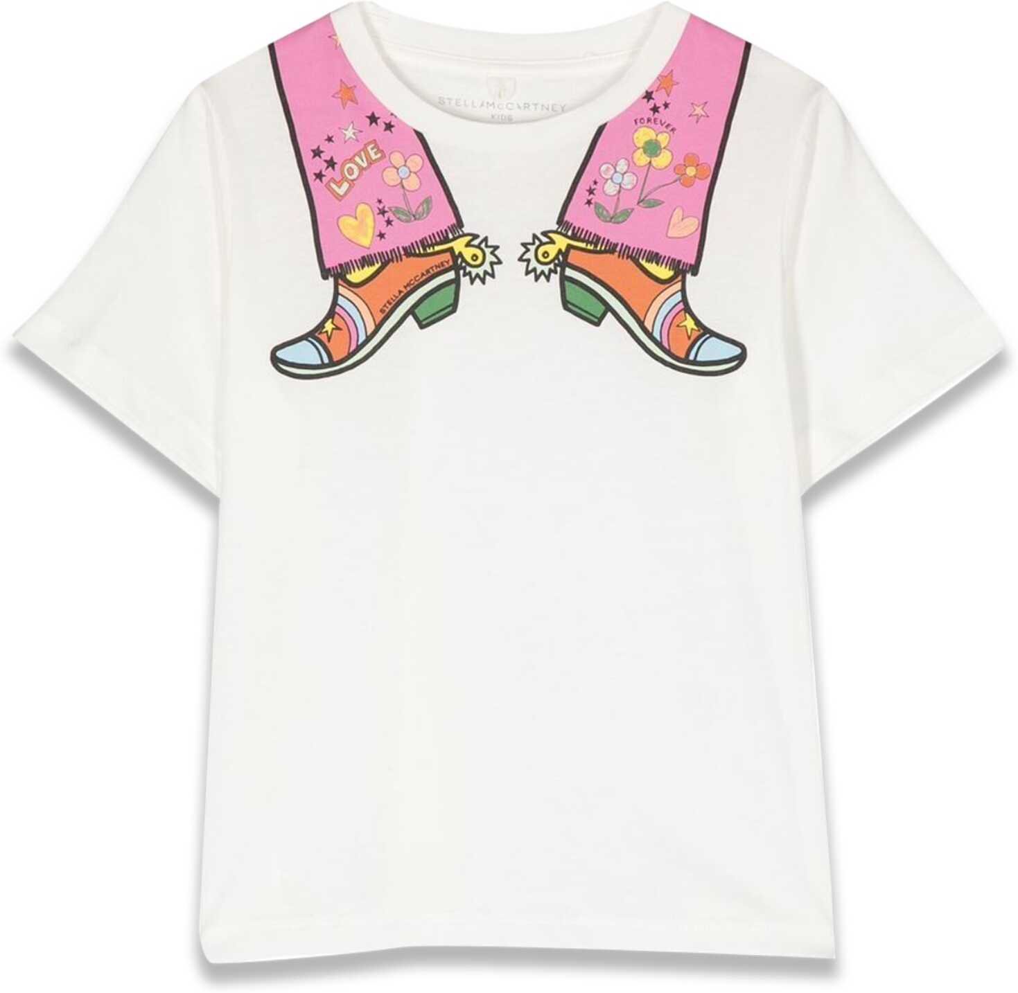 Stella McCartney T-Shirt Mc Butterflies WHITE