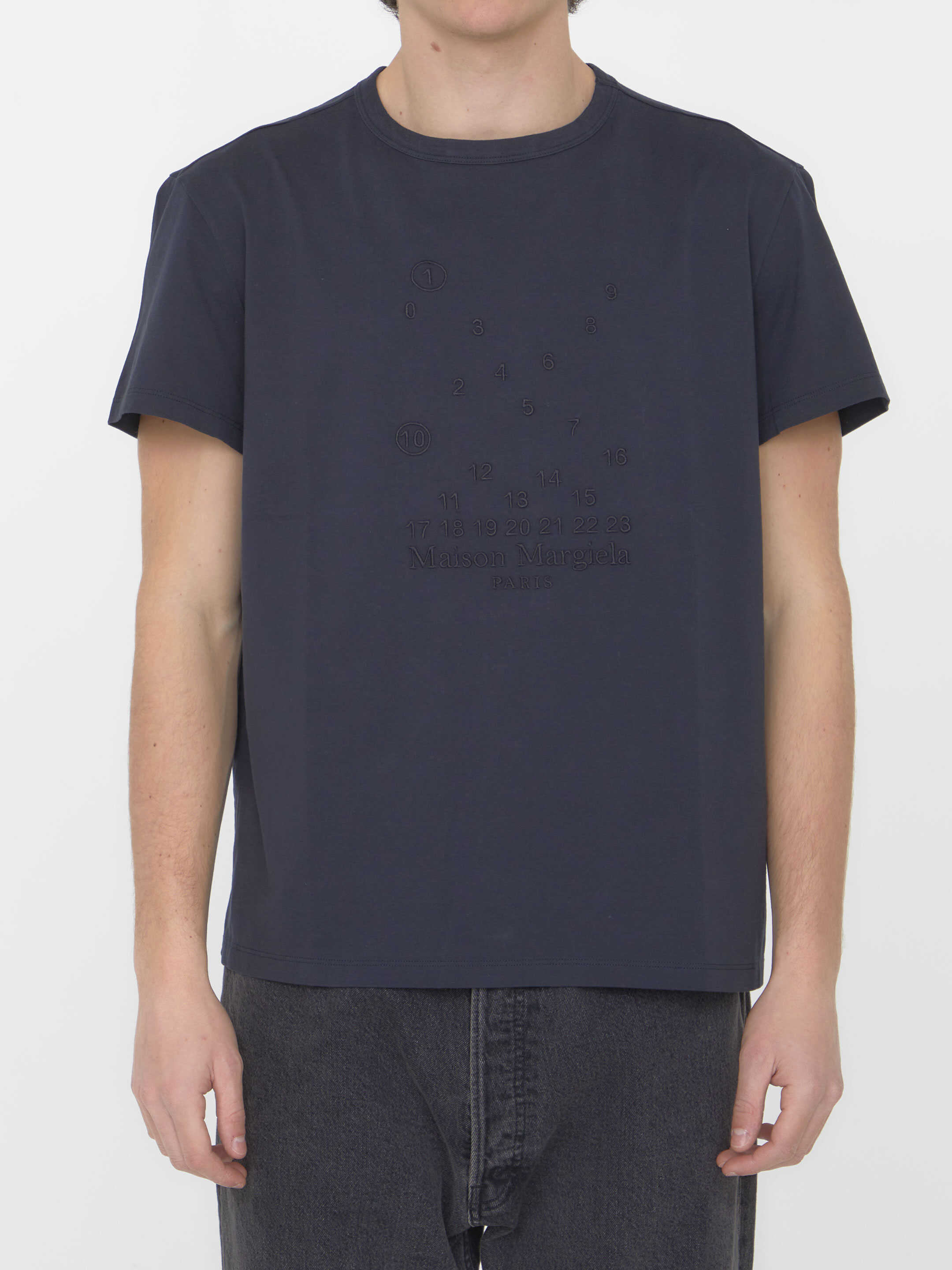 Maison Margiela Numerical Logo T-Shirt BLACK