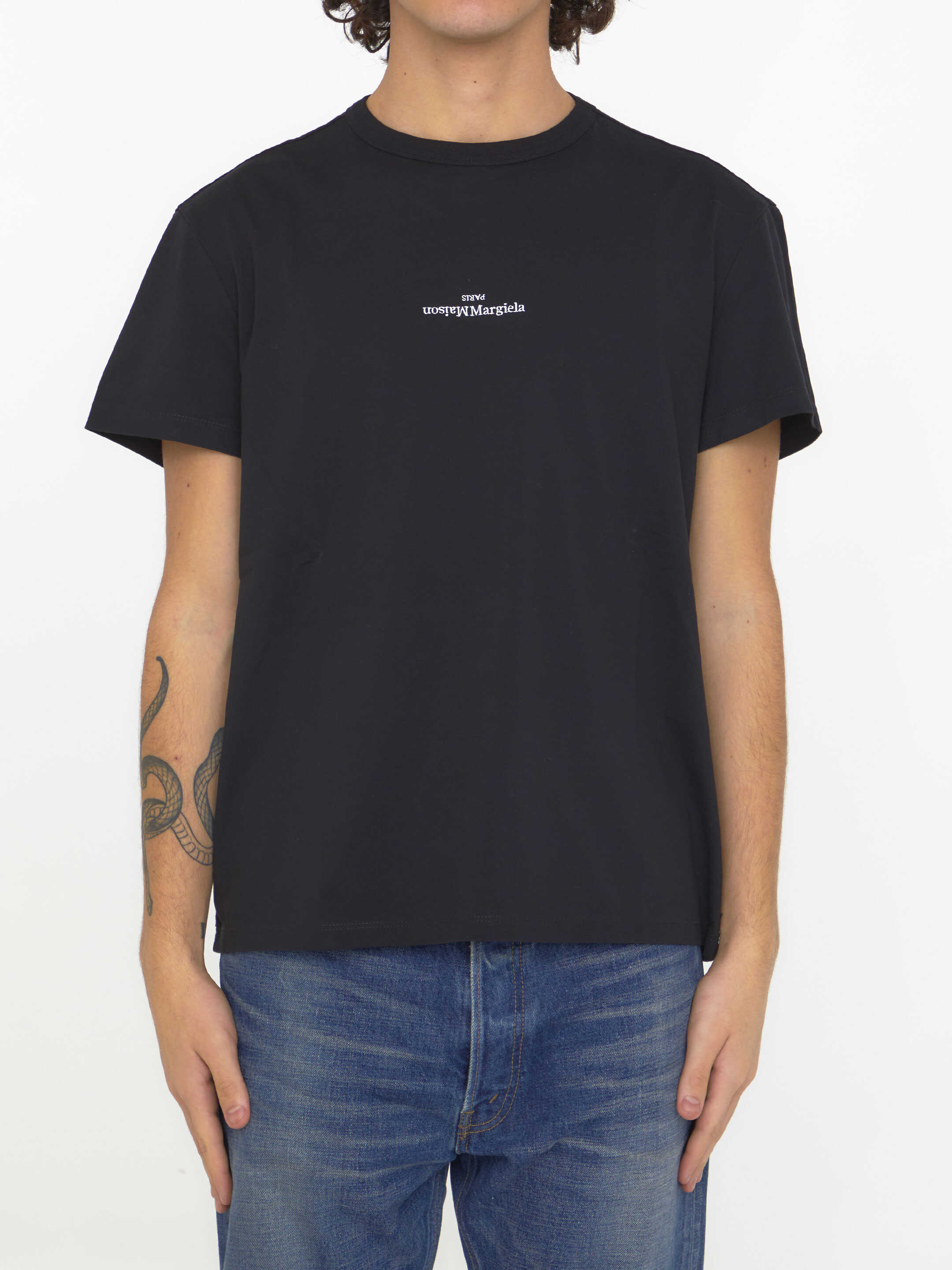 Maison Margiela Cotton T-Shirt Black