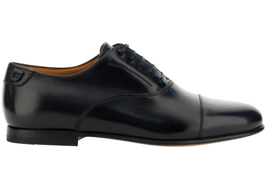 Salvatore Ferragamo Gillo Lace-Up Shoes NERO