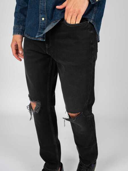 Pantaloni casual Tommy Hilfiger Dad Jean DM0DM11887 Czarny Barbati (BM 9618236) 3