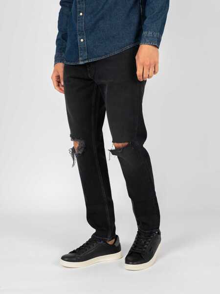 Pantaloni casual Tommy Hilfiger Dad Jean DM0DM11887 Czarny Barbati (BM 9618236) 6