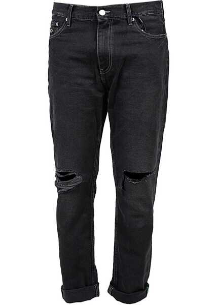Pantaloni casual Tommy Hilfiger Dad Jean DM0DM11887 Czarny Barbati (BM 9618236) 5