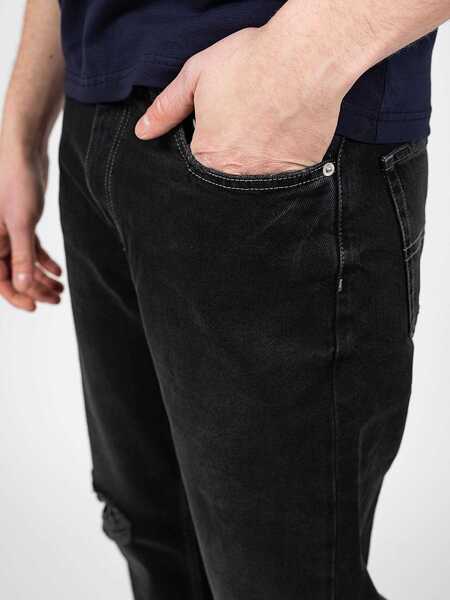 Pantaloni casual Tommy Hilfiger Dad Jean DM0DM11887 Czarny Barbati (BM 9618236) 6