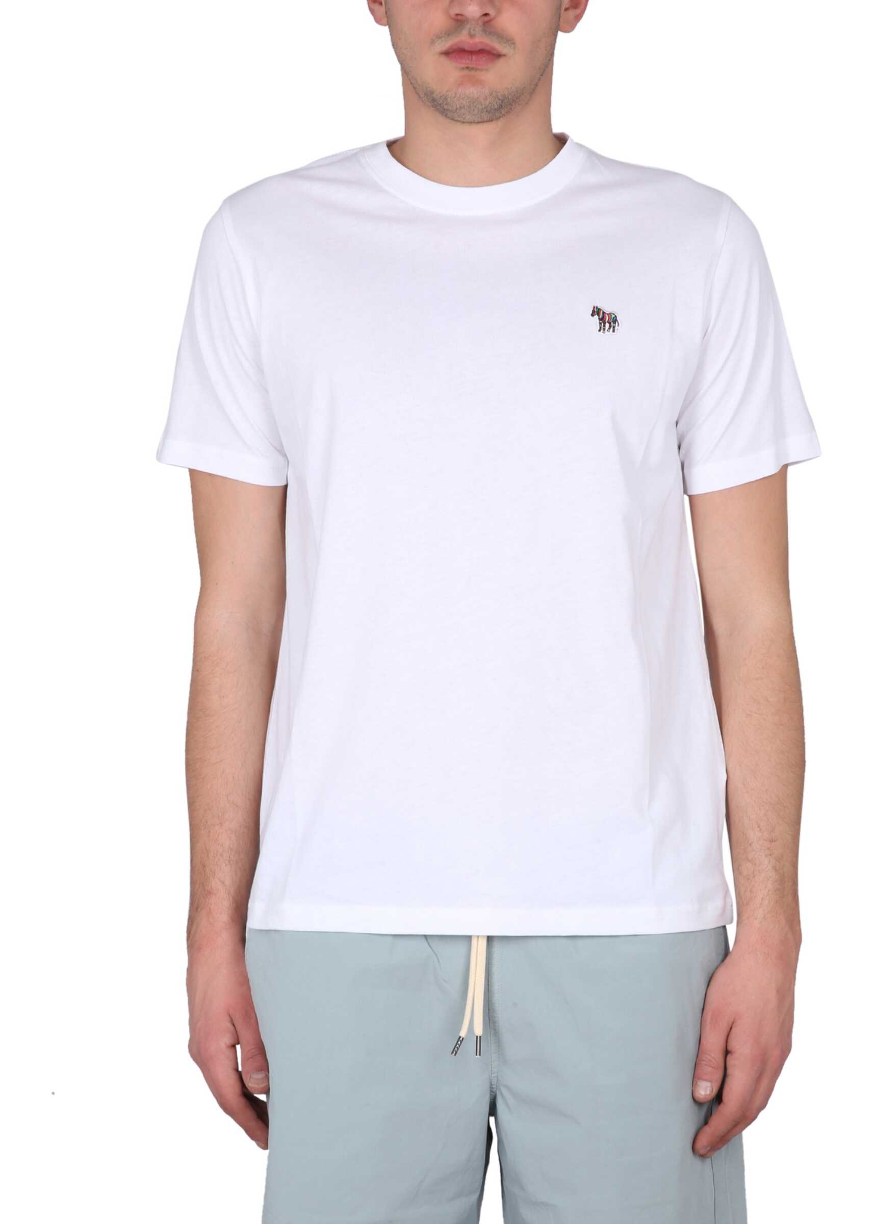 PS by Paul Smith Zebra Logo T-Shirt WHITE