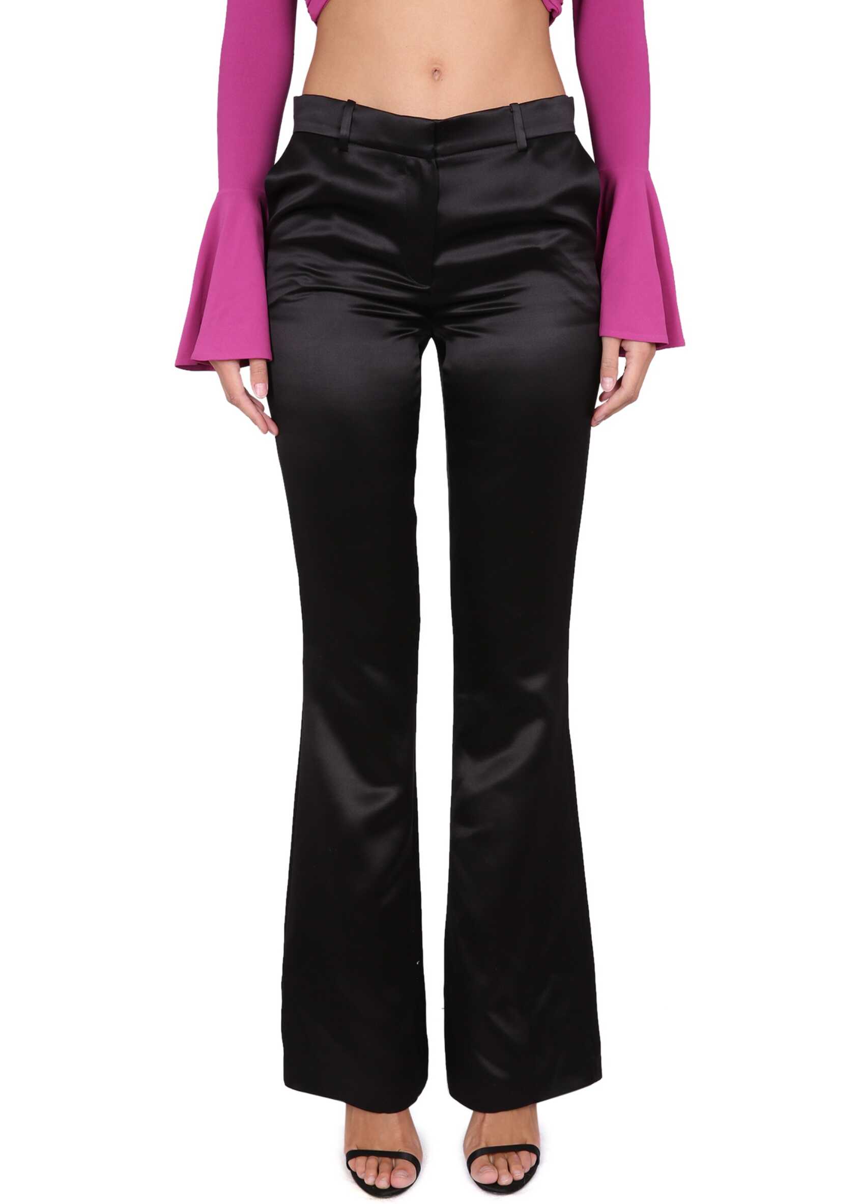 Magda Butrym Straight-Leg Pants BLACK