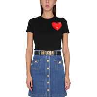 Tricouri Inflatable Heart T-Shirt Femei