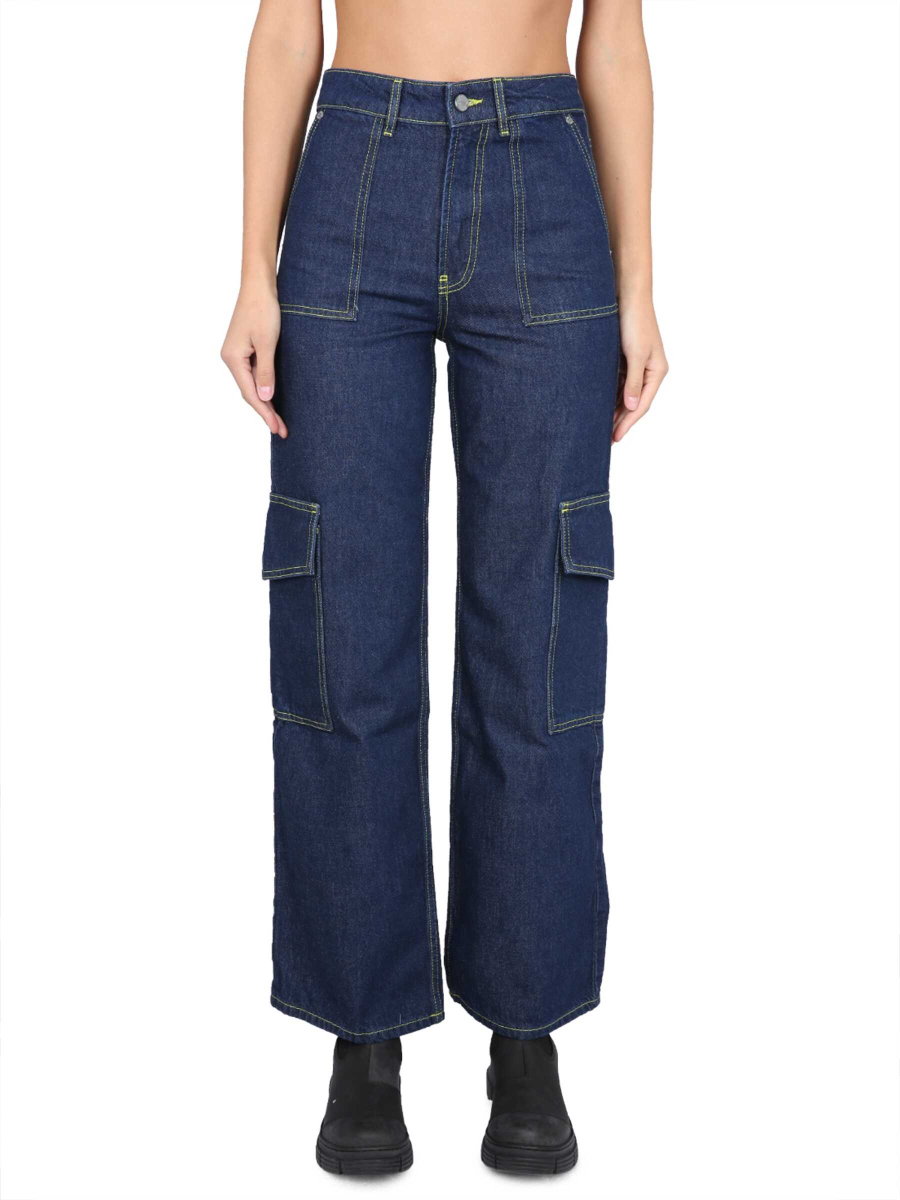 Ganni Jeans Rinse Angi BLUE