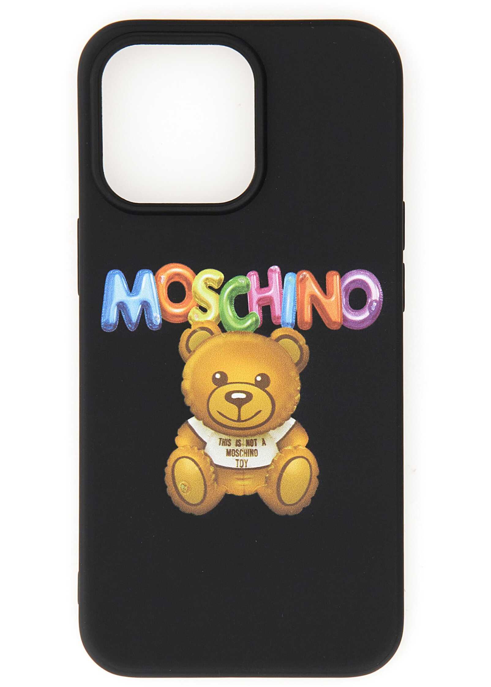 Moschino Case For Iphone 13 Pro BLACK